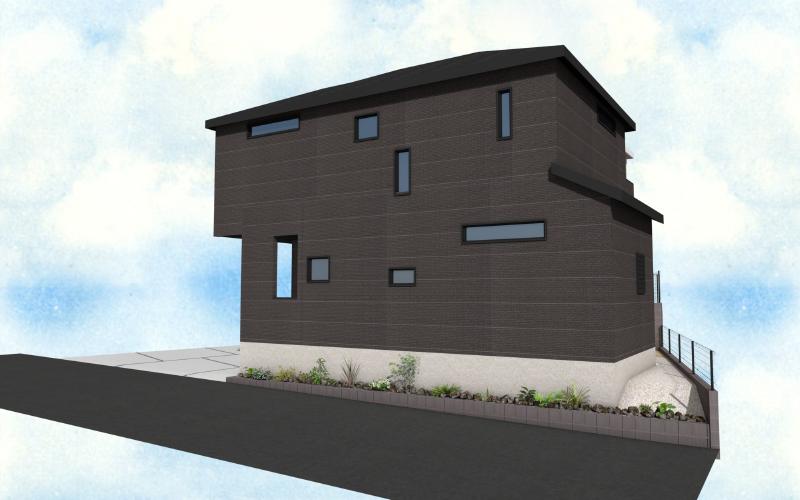 外観完成イメージパース(D.E号棟）