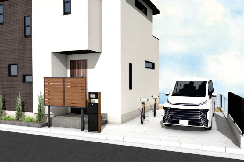 外観完成イメージパース