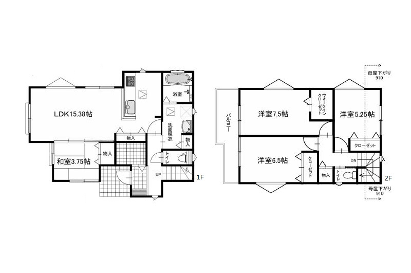 Ａ号棟間取図