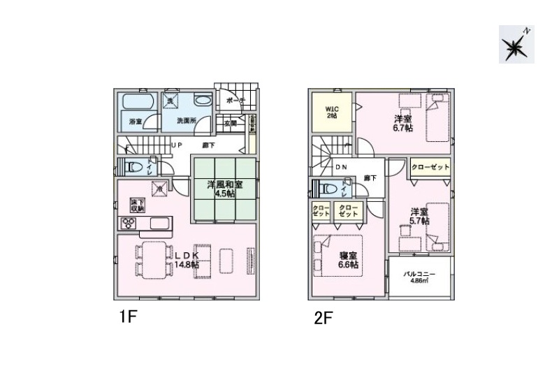 2号棟間取図