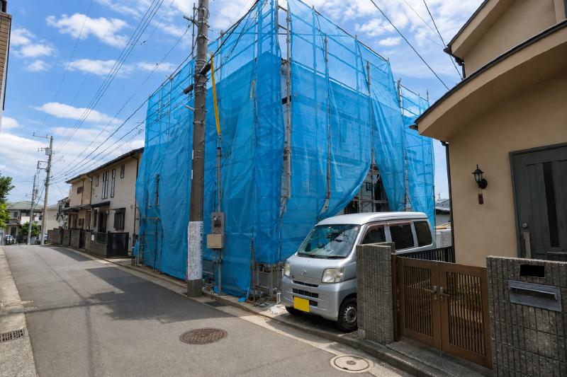 外観建築中