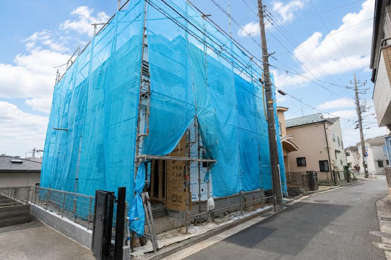 外観建築中