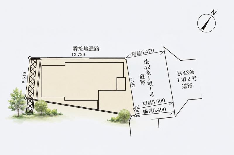 区画図